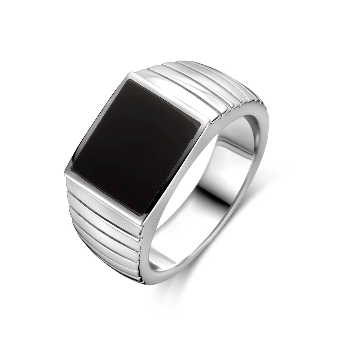 Fantasy Collection Zegelring onyx zilver