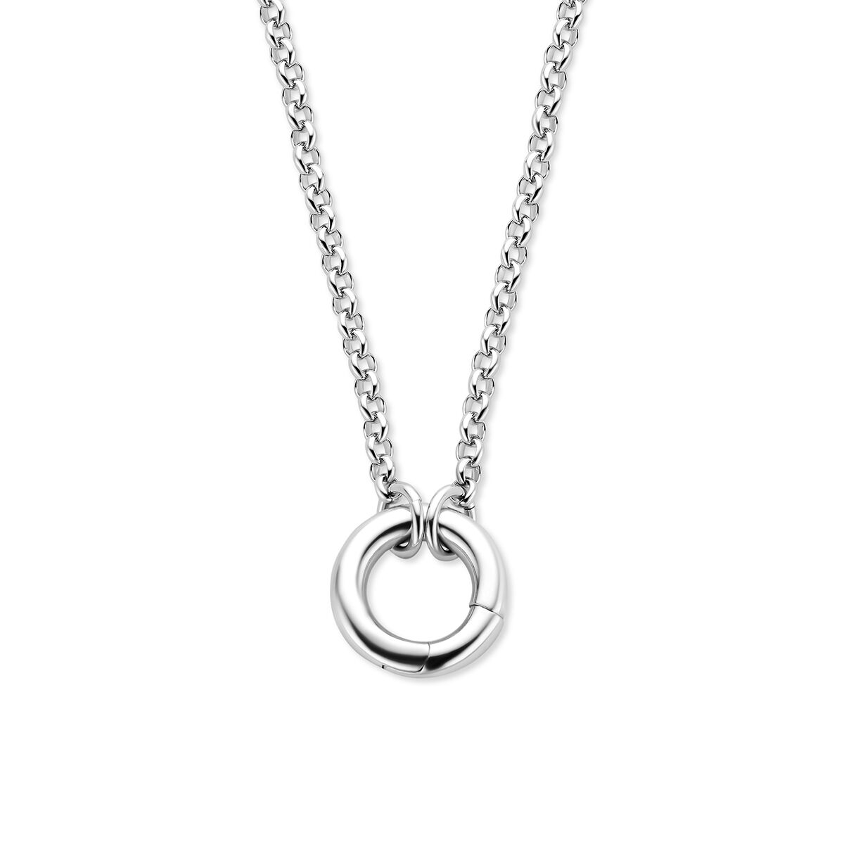 Fantasy Collection Gerhodineerd Zilveren Ketting 1342090