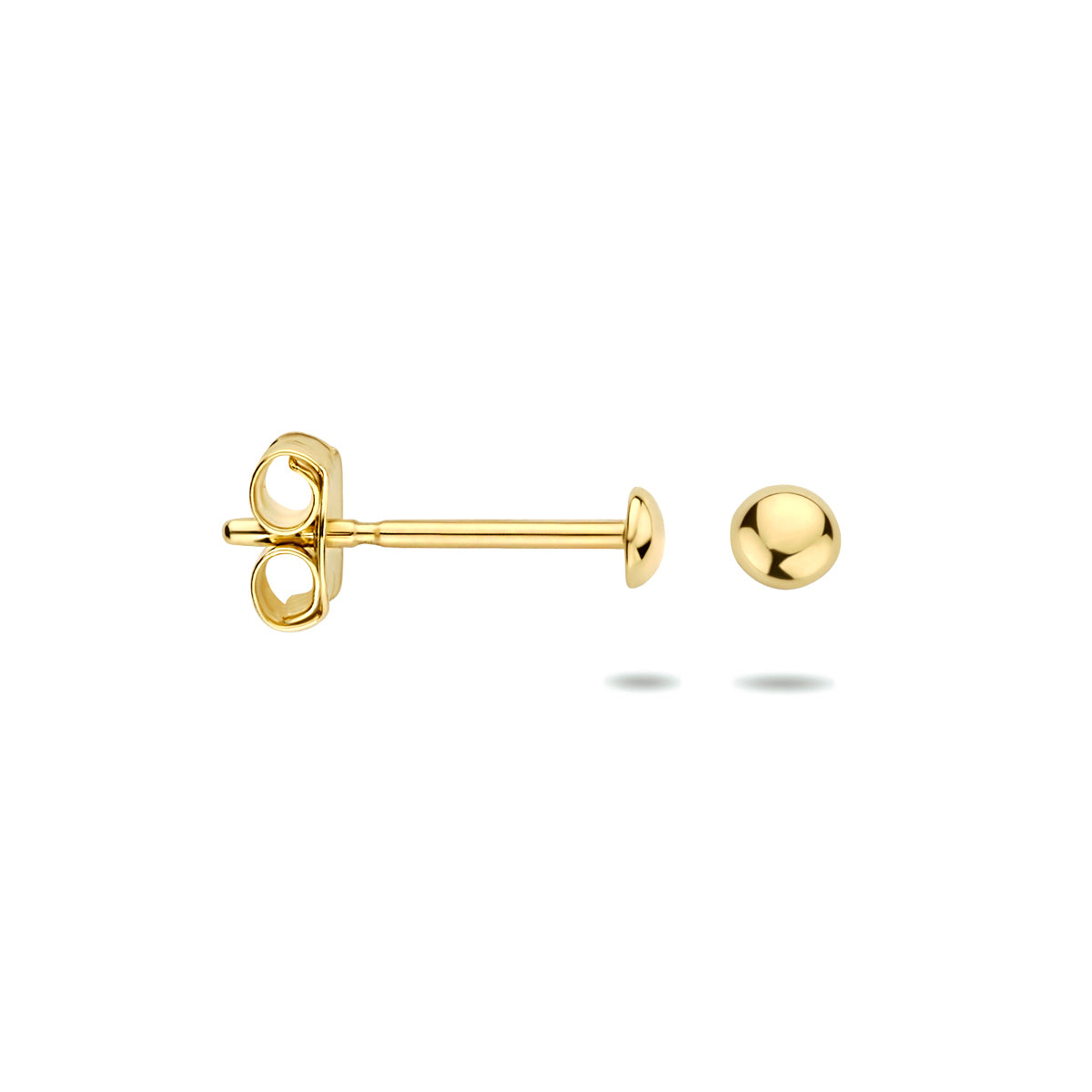 Oorknoppen 9K geelgoud 2,5 mm