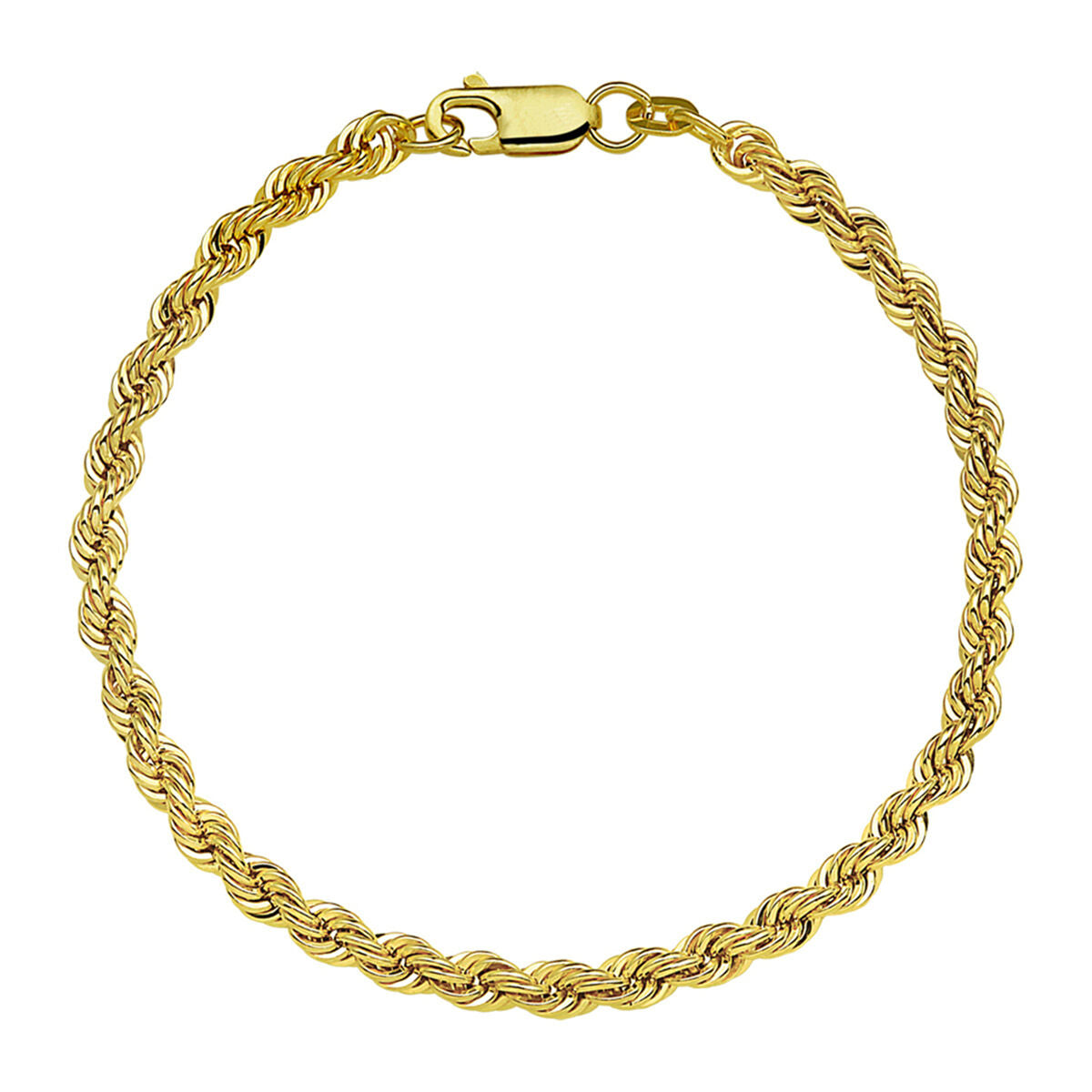 Fantasy Collection Armband koord 3,9 mm 14K geelgoud