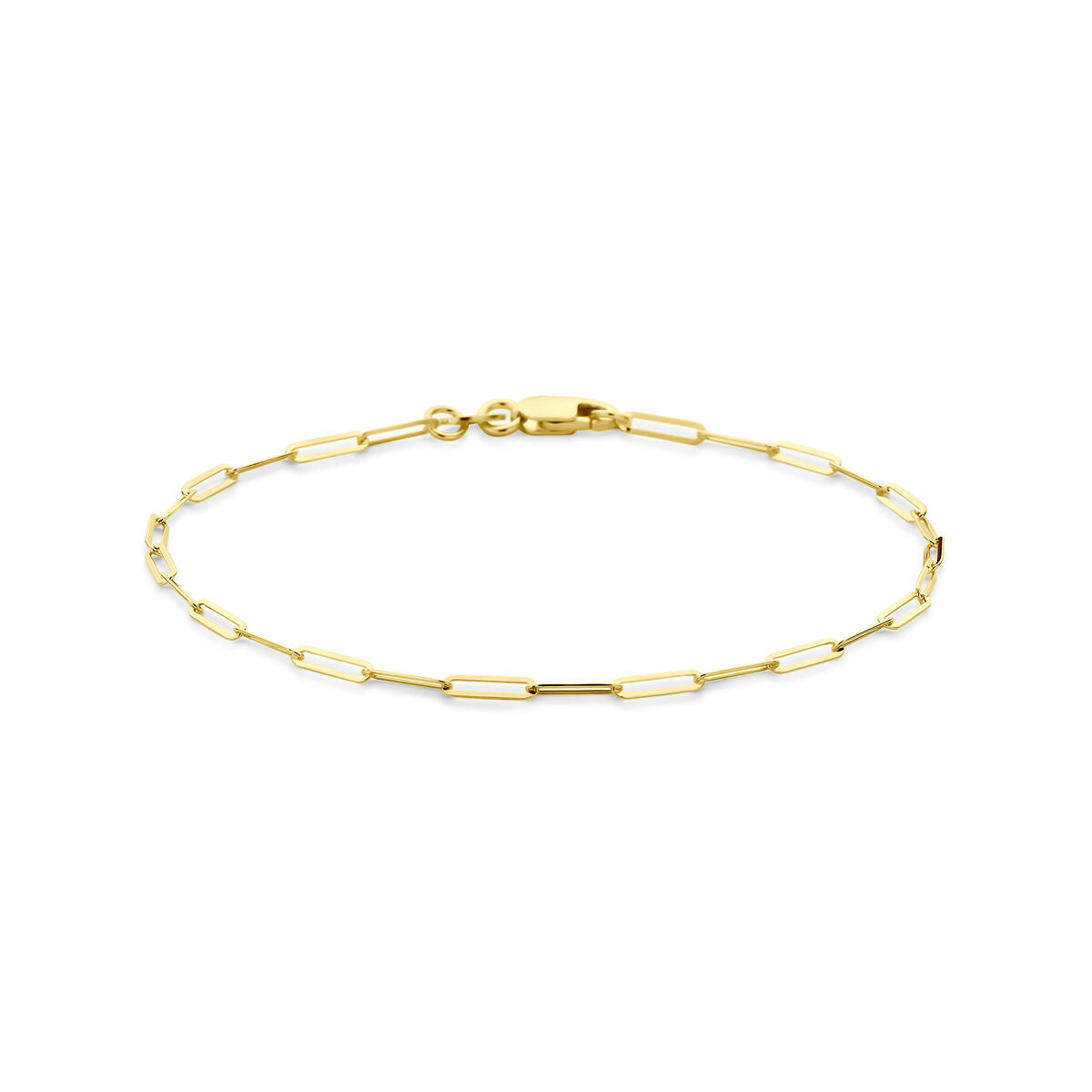 Fantasy Collection Armband paperclip 1,8 mm 18 cm 14K geelgoud