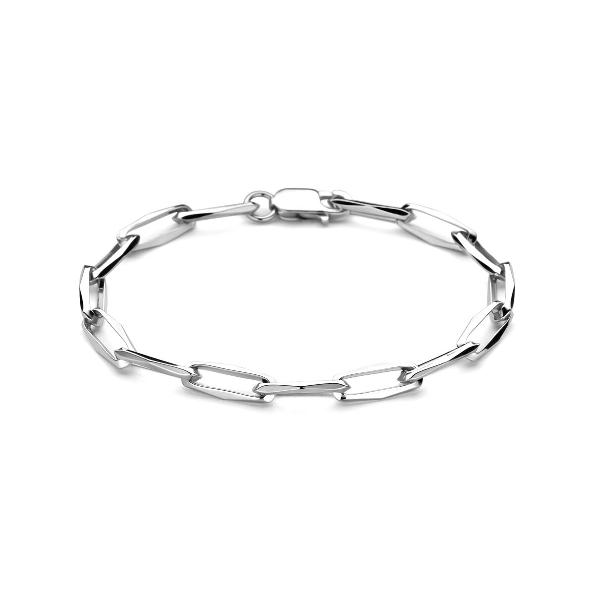 Armband closed forever 5,5 mm zilver gerhodineerd