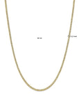 14K geelgoud tenniscollier diamant 5.00ct h si 2,5 mm 42 cm 4029473 - PansiteNederland.nl