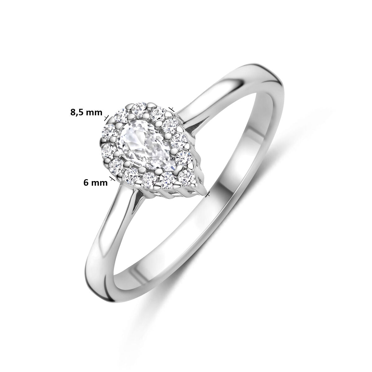 Fantasy Collection Ring zirkonia zilver