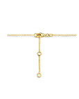 14K geelgoud collier natuurlijke kleurstenen 41 - 43 - 45 cm 4027499 - PansiteNederland.nl