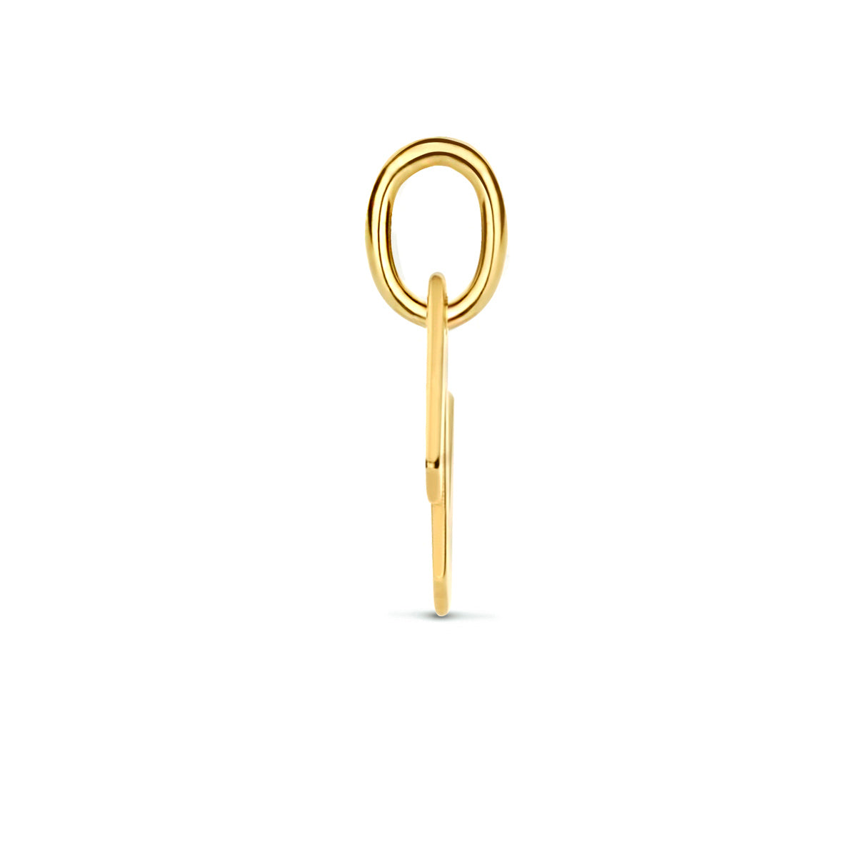 Hanger letter N 9K geelgoud #Letter_N