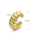 Zilveren vergulde ear cuff 13,5 mm 1 micron - 2104148