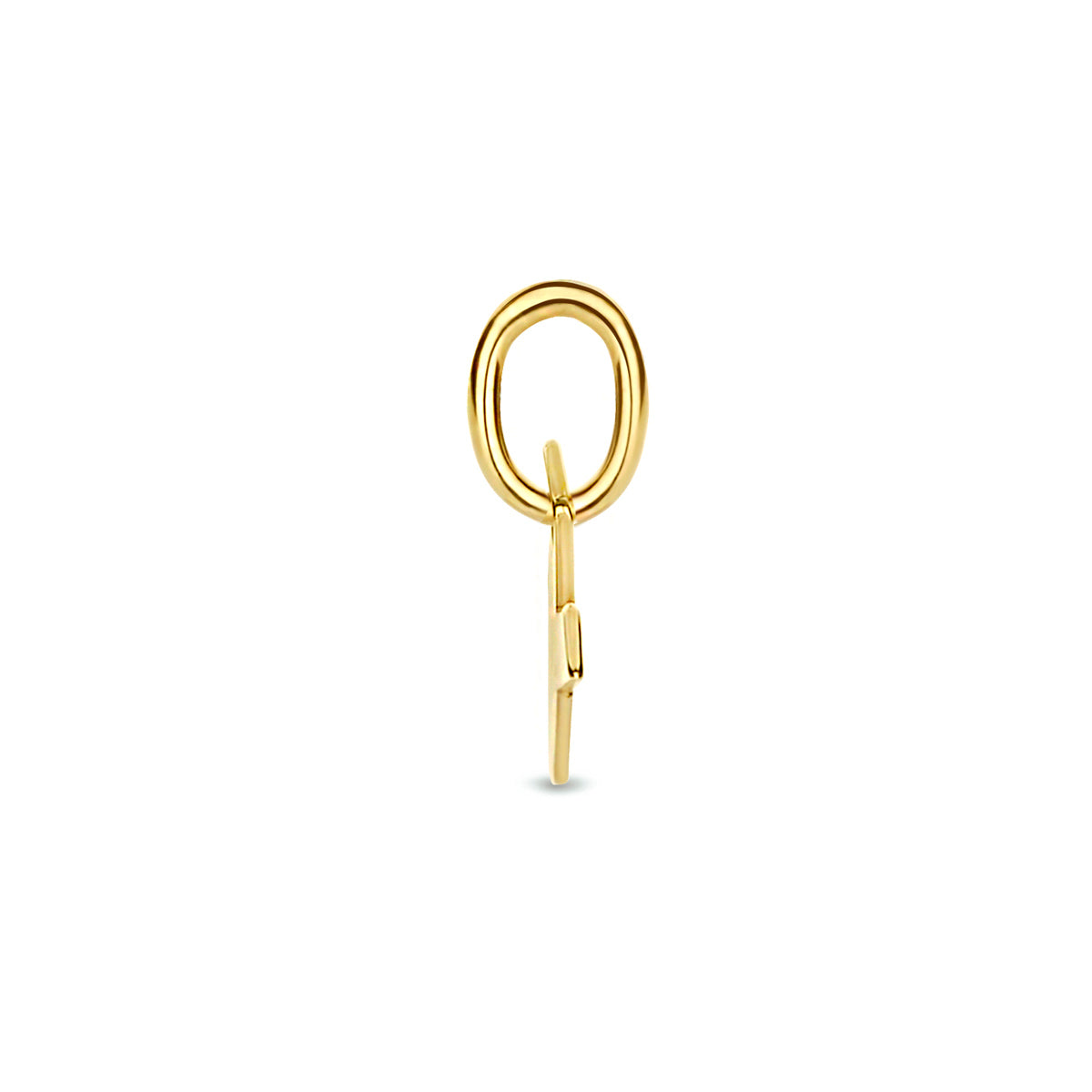 Hanger letter Y 9K geelgoud #Letter_Y