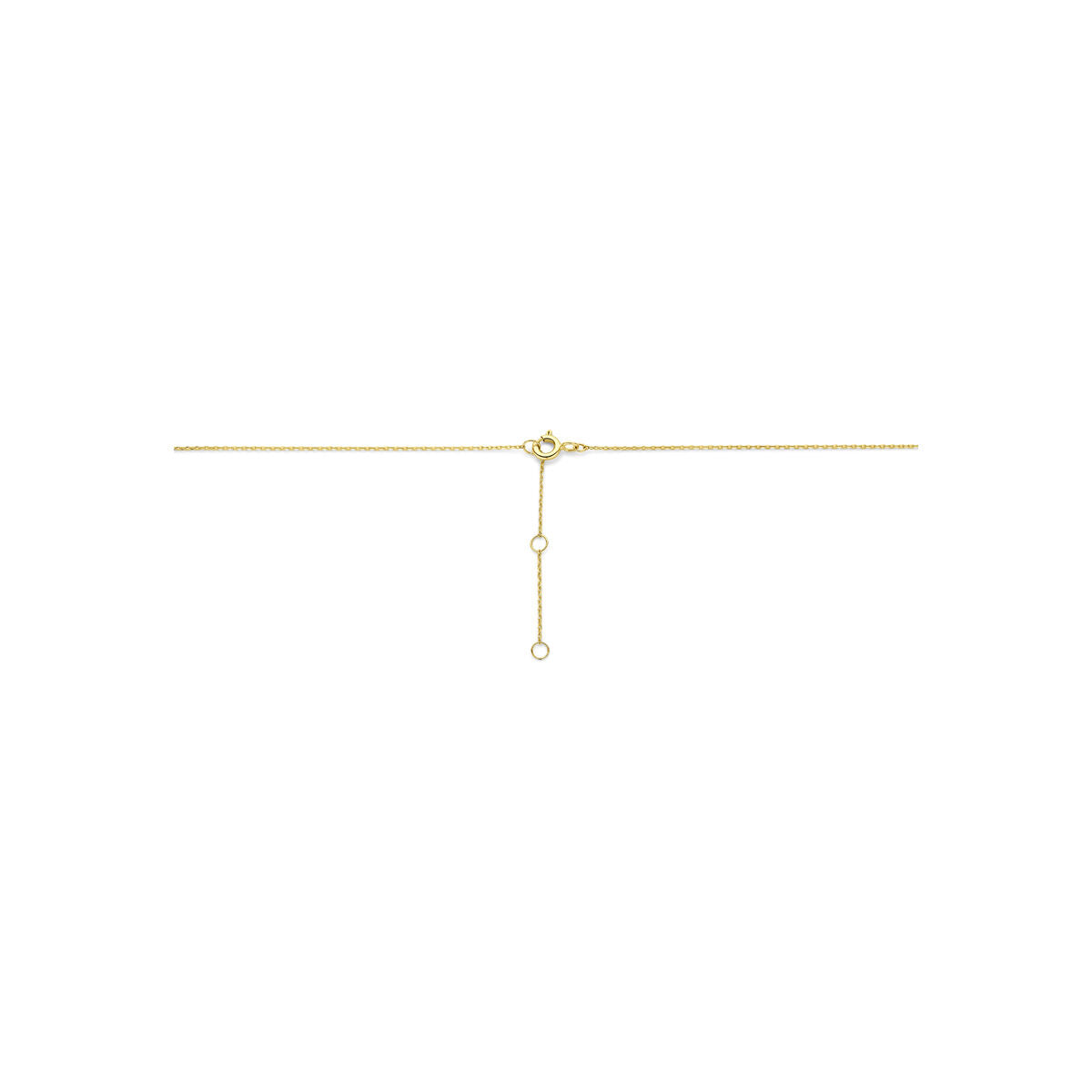 Y-collier rondje 14K geelgoud 40 - 42 - 44 cm