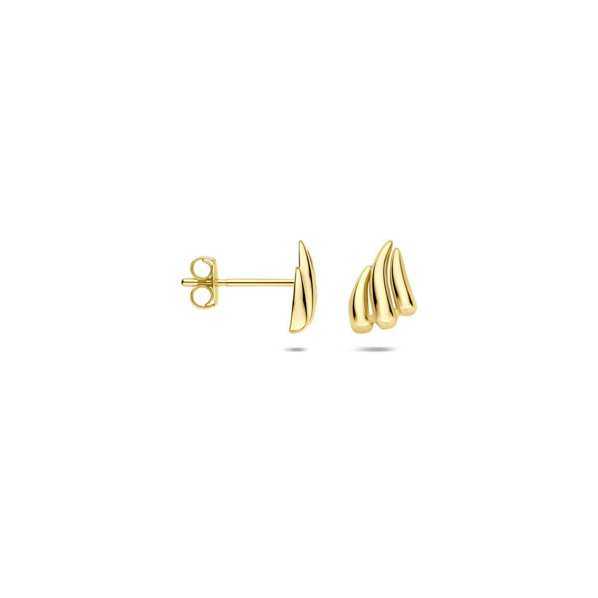 Oorknoppen 9K geelgoud 6,5 mm