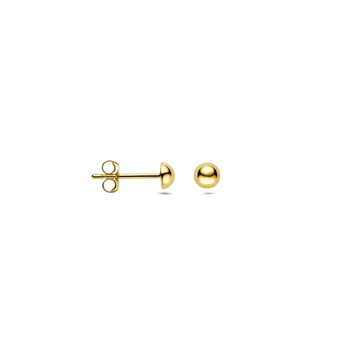 Fantasy Collection Oorbellen half bol 3,5 mm 14K geelgoud