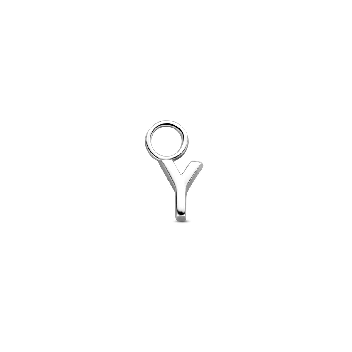 Oorringhanger letter Y 6 mm zilver #Letter_Y