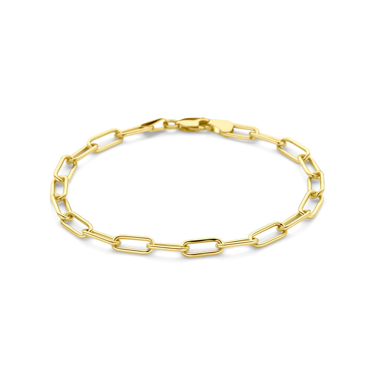 Armband 4,7 mm 19 cm massief 9K geelgoud