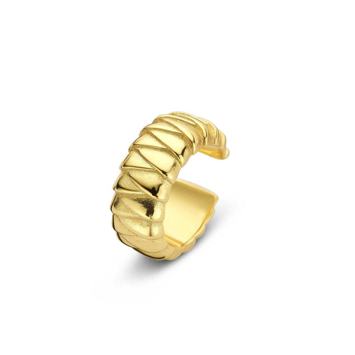 Fantasy Collection Ear cuff 12,5 mm 1 micron zilver verguld oorbellen