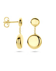 14K geelgouden oorhangers 21 mm - 4034442 - PansiteNederland.nl