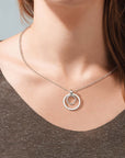 Zilveren ketting - dames - zirkonia 102.0685.45 - PansiteNederland.nl