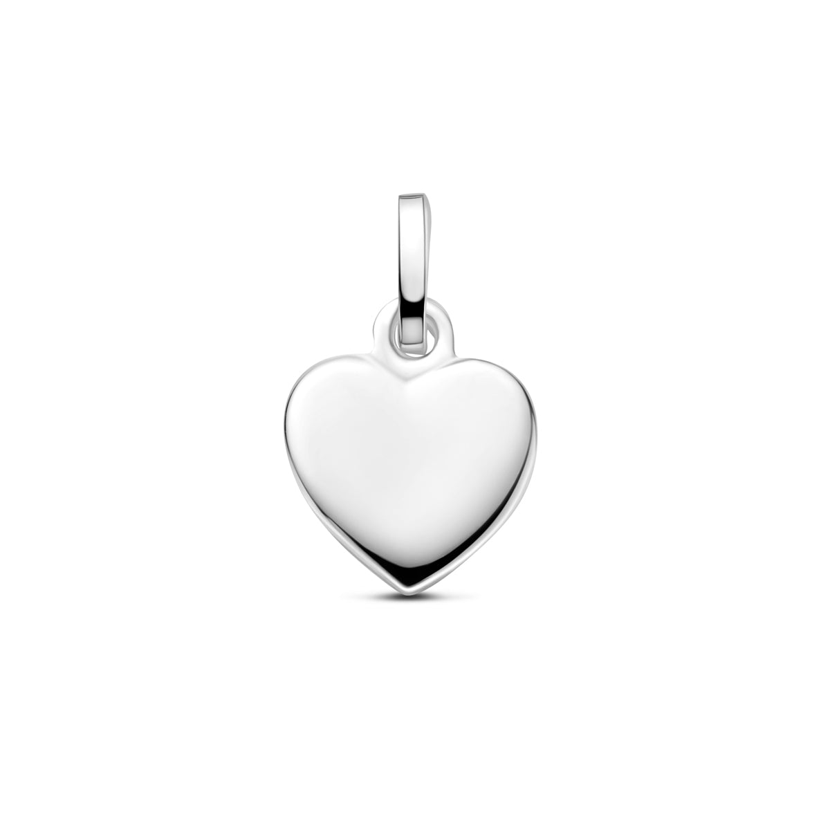 Fantasy Collection Graveerhanger hart massief zilver hanger 8,5 mm - PSN1019584