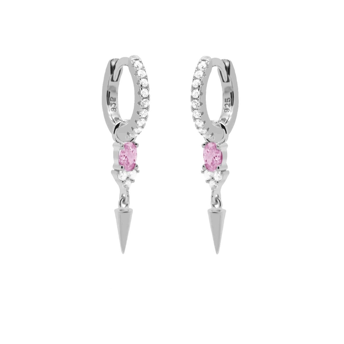 Karma Hinged Hoops Zirconia Fenna H319S_P oorbellen