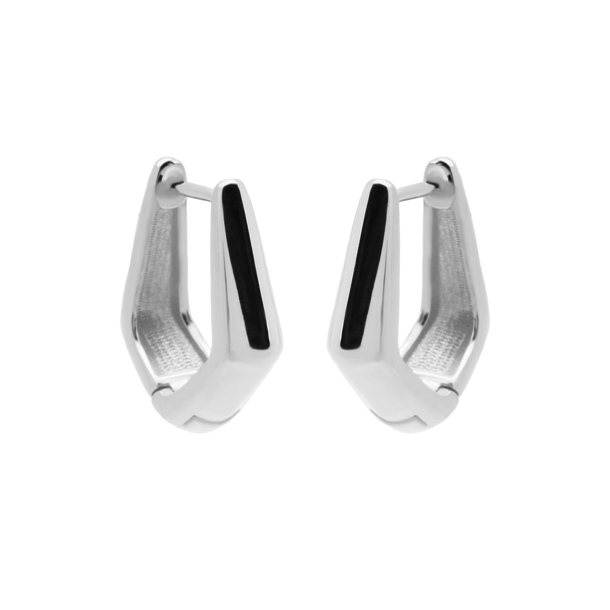 Karma Hinged Hoops ANNE H383S zilver oorringen