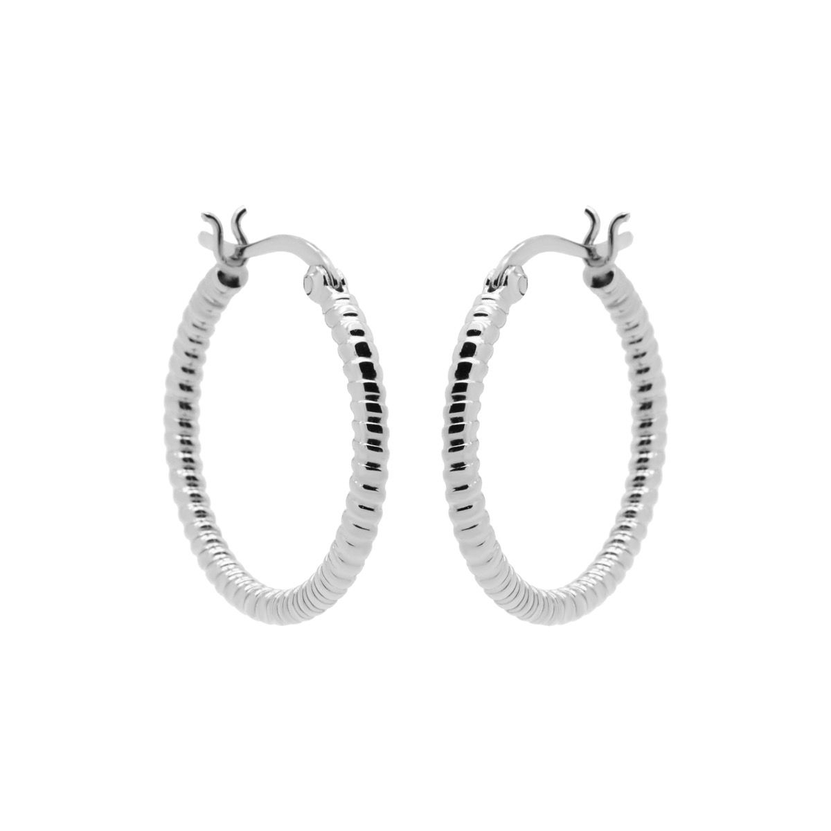 Karma Plain Hoops Sieraad ROSIE 24mm oorringen