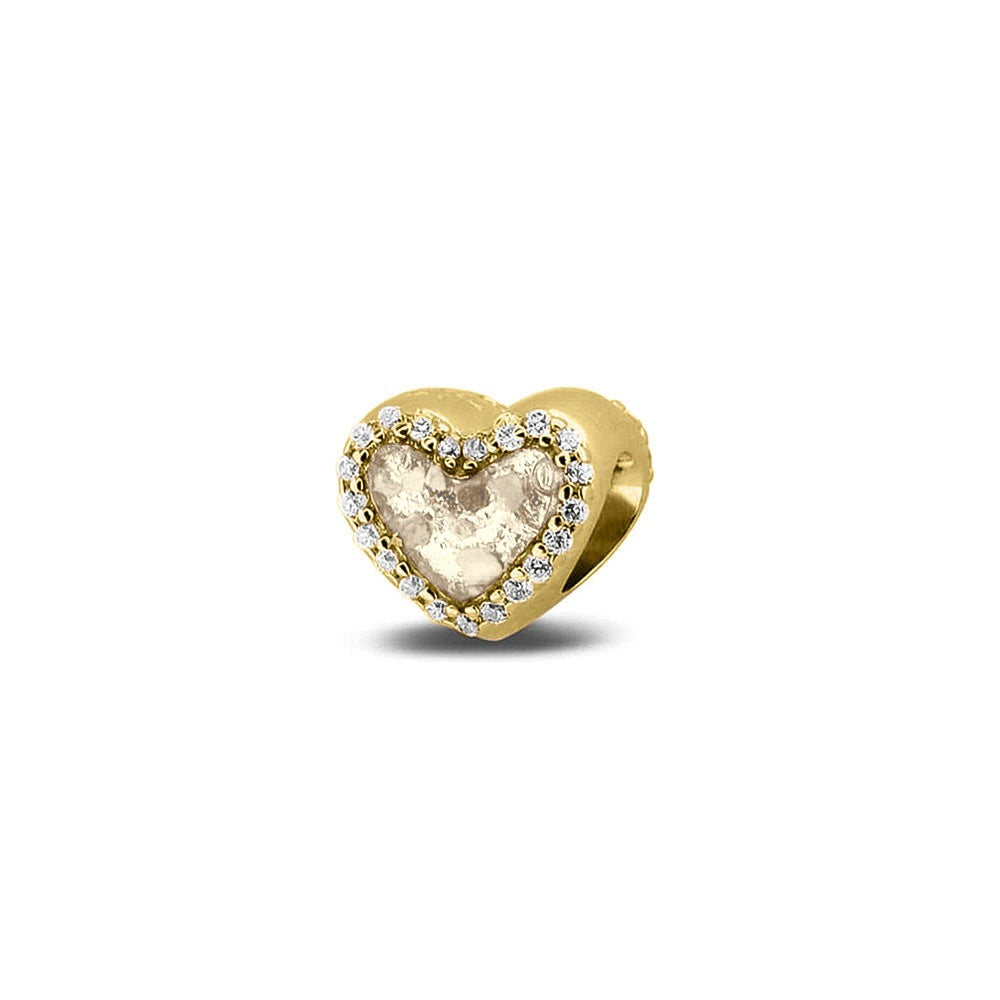 See You Gouden hartjesbedel met steen – 803 – afbeelding 4