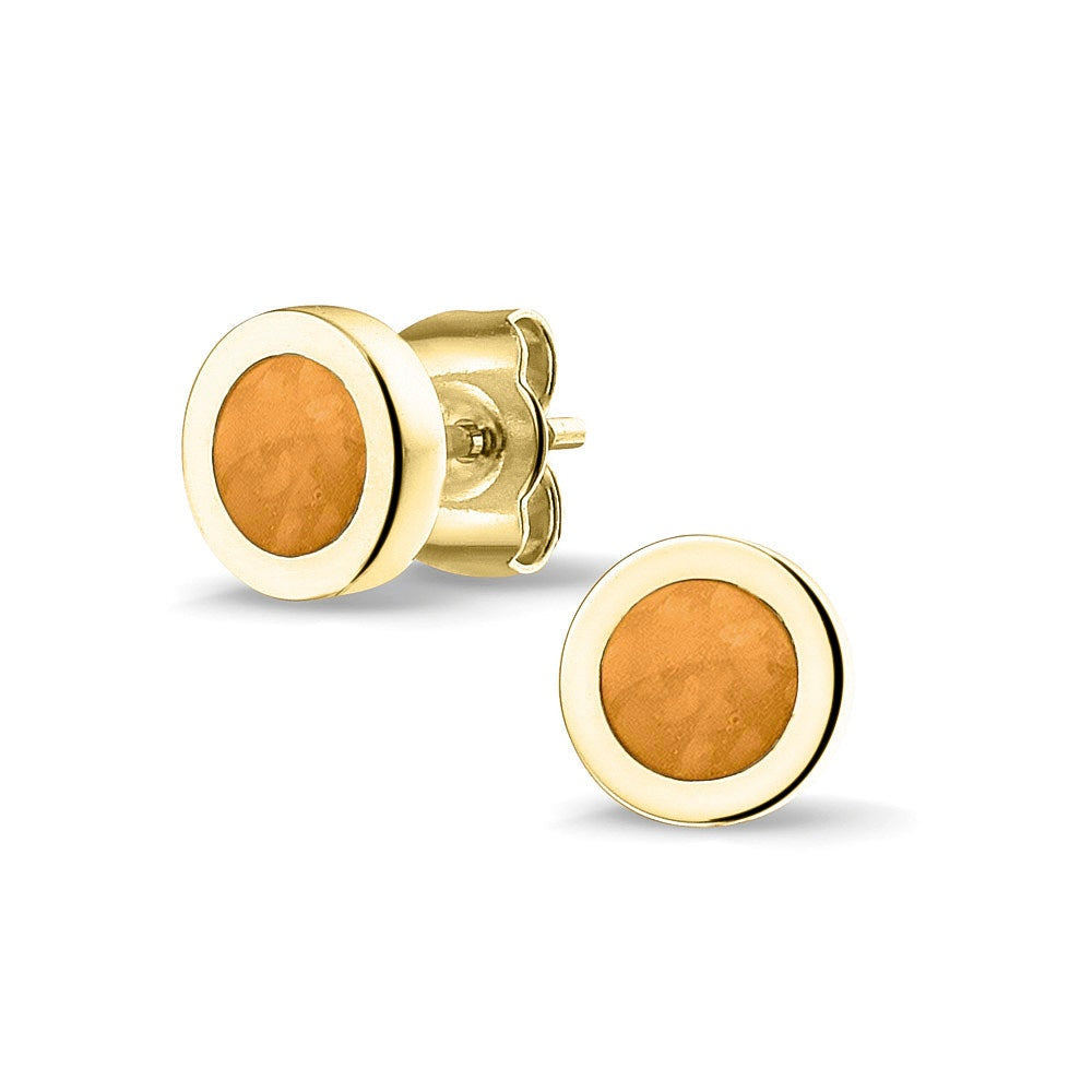 See You Gladde gouden oorknoppen, effen – 301 – afbeelding 5
