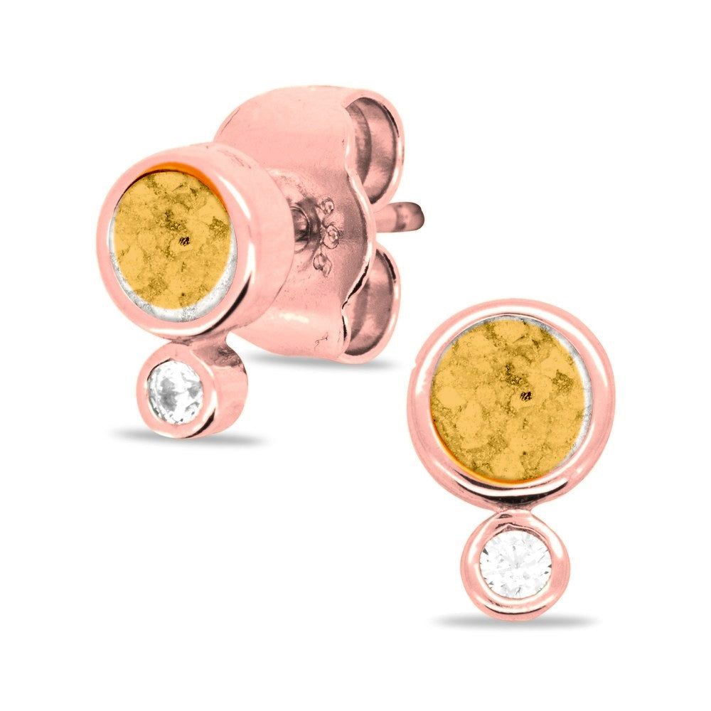 See You Geboortesteen oorknoppen in goud voor as – 317 – afbeelding 34