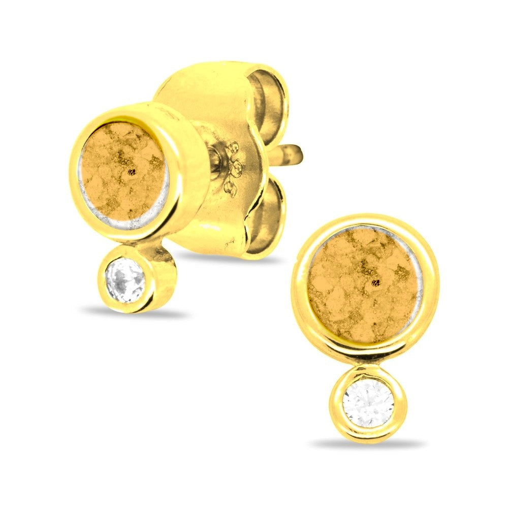 See You Geboortesteen oorknoppen in goud voor as – 317 – afbeelding 12