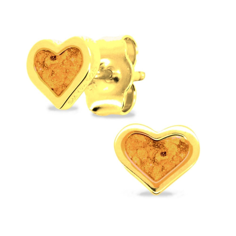 See You Hartvormige gouden oorknoppen voor as – 318 – afbeelding 7