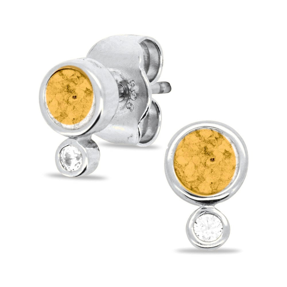 See You Geboortesteen oorknoppen in goud voor as – 317 – afbeelding 56
