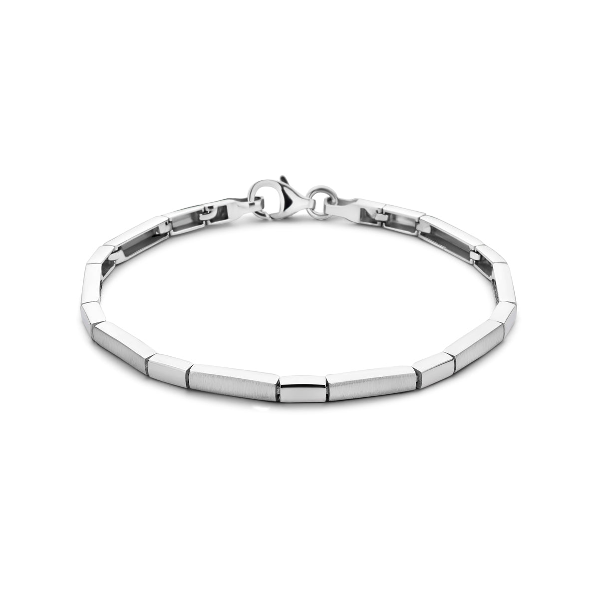 Fantasy Collection Armband choker 3,3 mm 19 cm poli/mat zilver