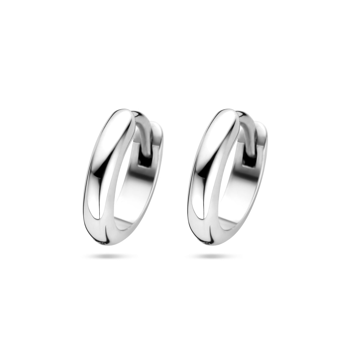 Fantasy Collection Oorbellen 3,0 mm halfronde buis zilver
