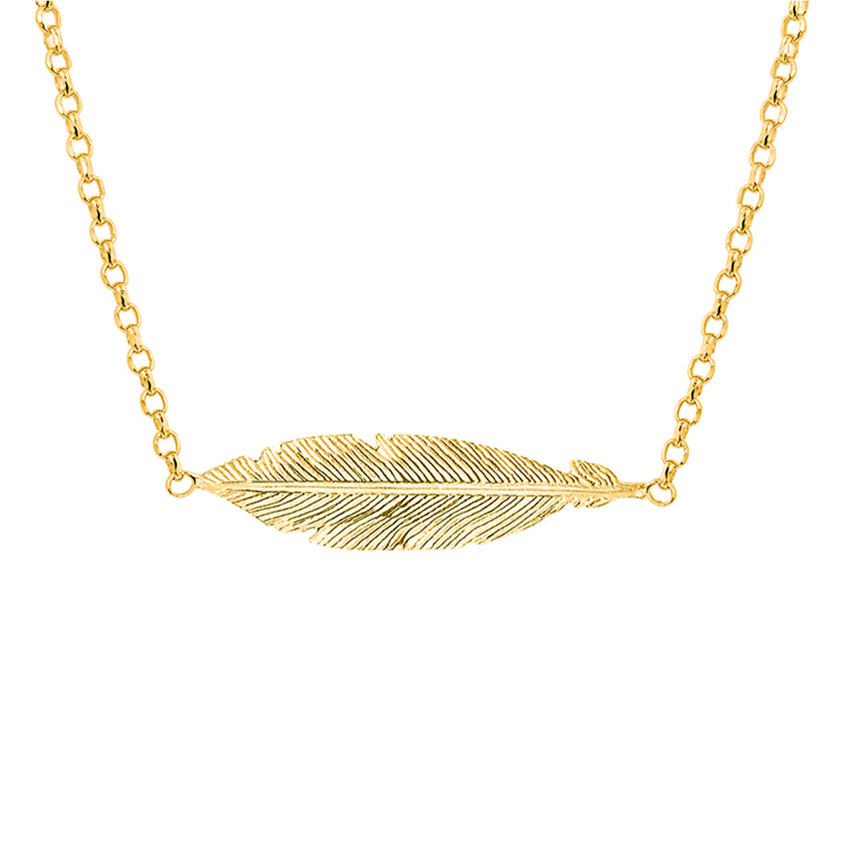 Fantasy Collection Collier veer 41 + 3 cm 1 micron zilver verguld