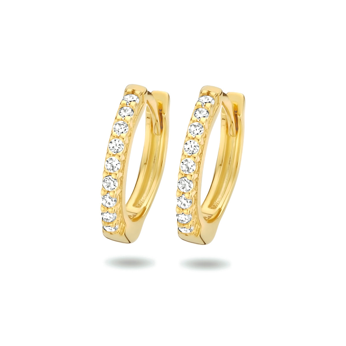 Fantasy Collection Oorbellen zirkonia 1 micron zilver verguld