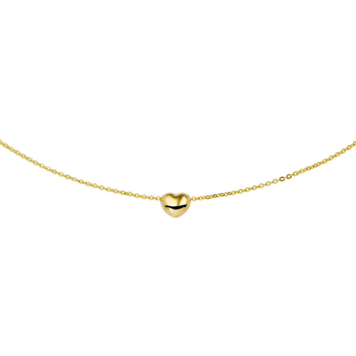 Fantasy Collection Collier hart 38 - 40 cm 14K geelgoud