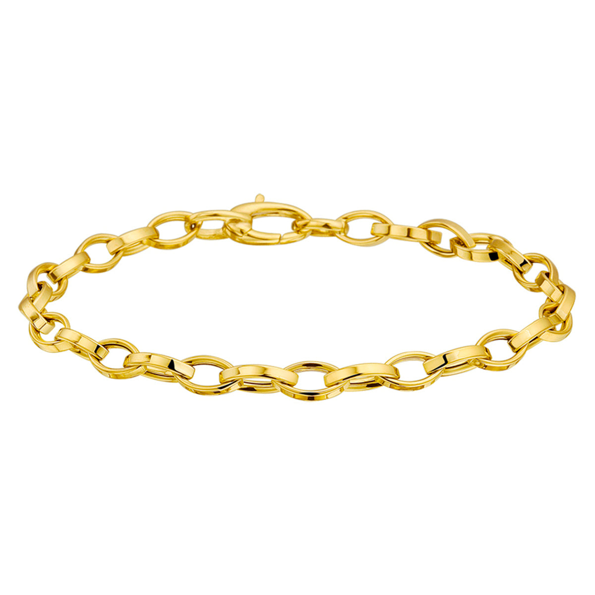 Fantasy Collection Armband 4,5 mm 19 cm 14K geelgoud