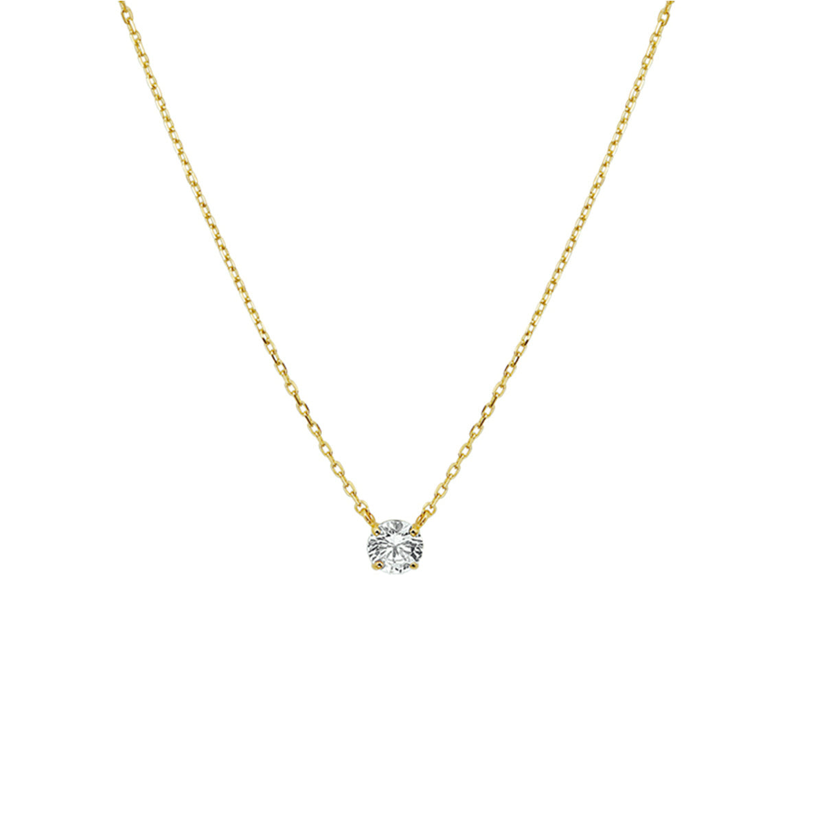 Fantasy Collection Collier zirkonia 40 - 42 - 44 cm 14K geelgoud