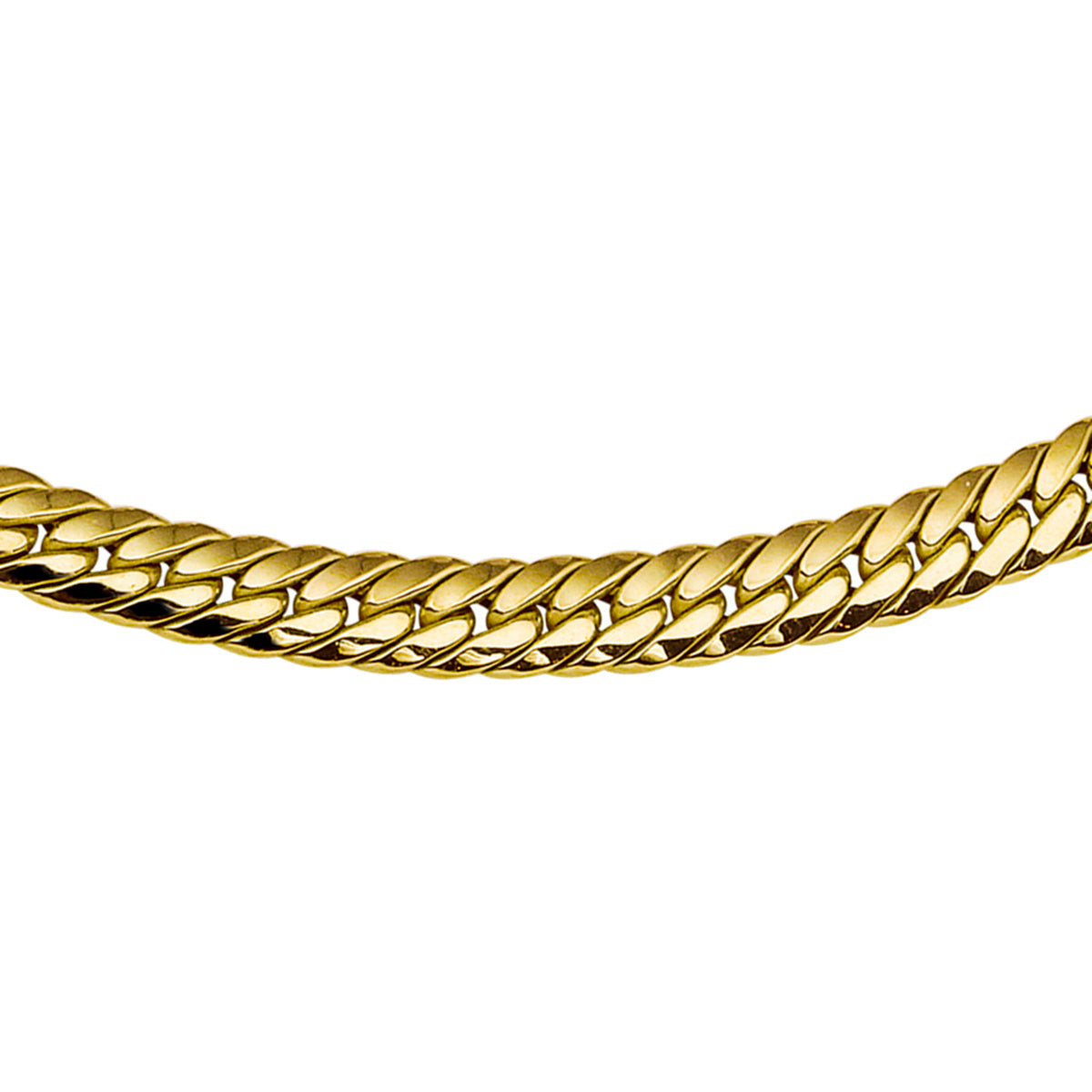 Fantasy Collection Collier gourmette 6,5 mm 45 cm 14K geelgoud