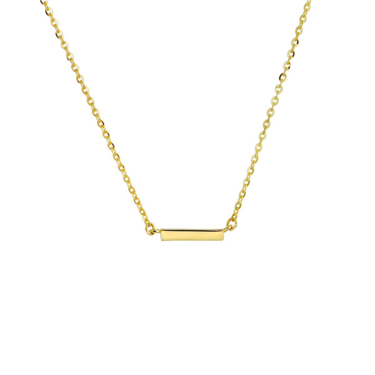 Fantasy Collection Collier balkje 41 - 43 - 45 cm 14K geelgoud