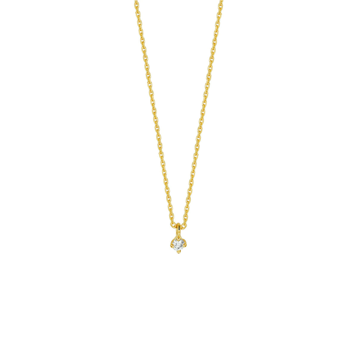 Fantasy Collection Collier diamant 0.05ct h si 41 - 43 - 45 cm 14K geelgoud