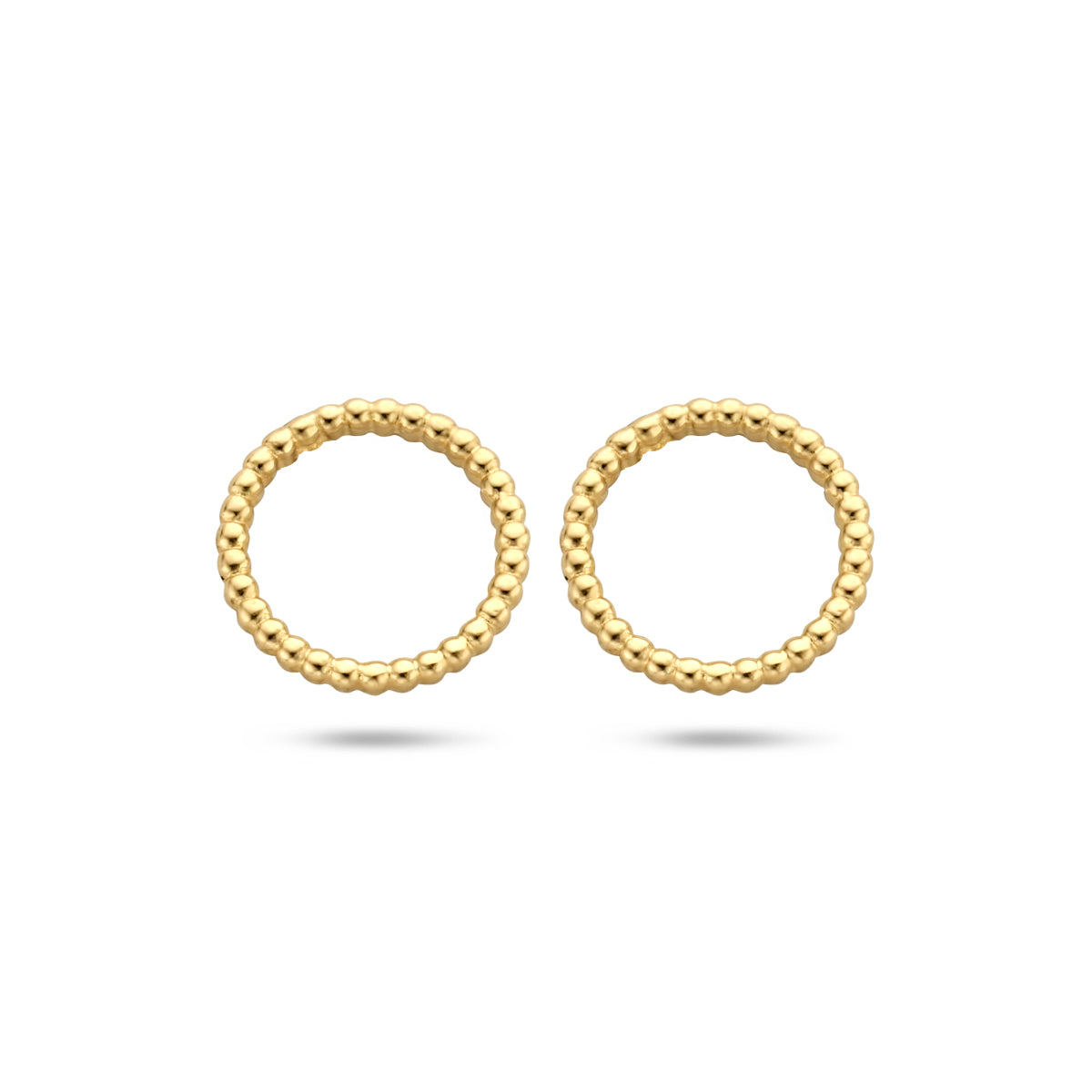 Fantasy Collection Oorbellen rondje 6,5 mm 14K geelgoud