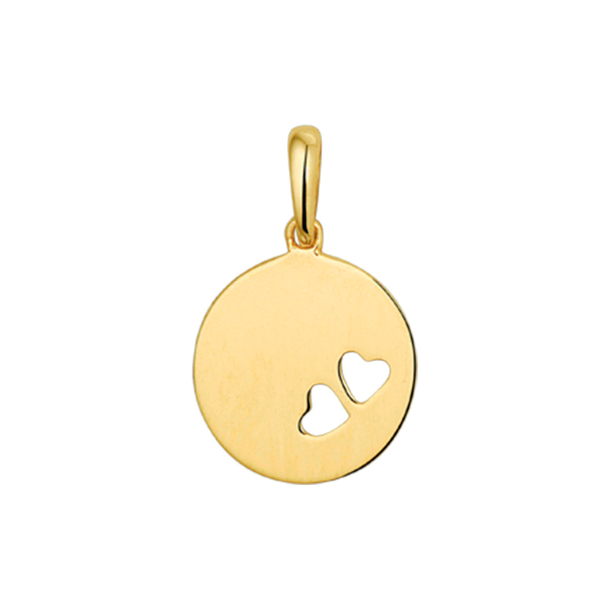 Fantasy Collection Graveerhanger hartjes 14K geelgoud