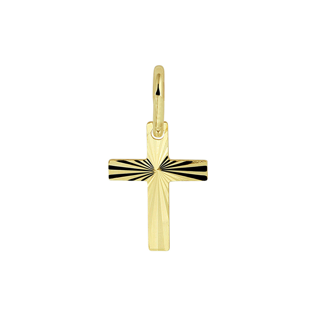 Fantasy Collection Hanger kruis massief 14K geelgoud
