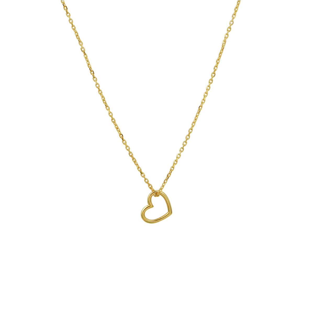 Fantasy Collection Collier hart 40 - 42 - 44 cm 14K geelgoud