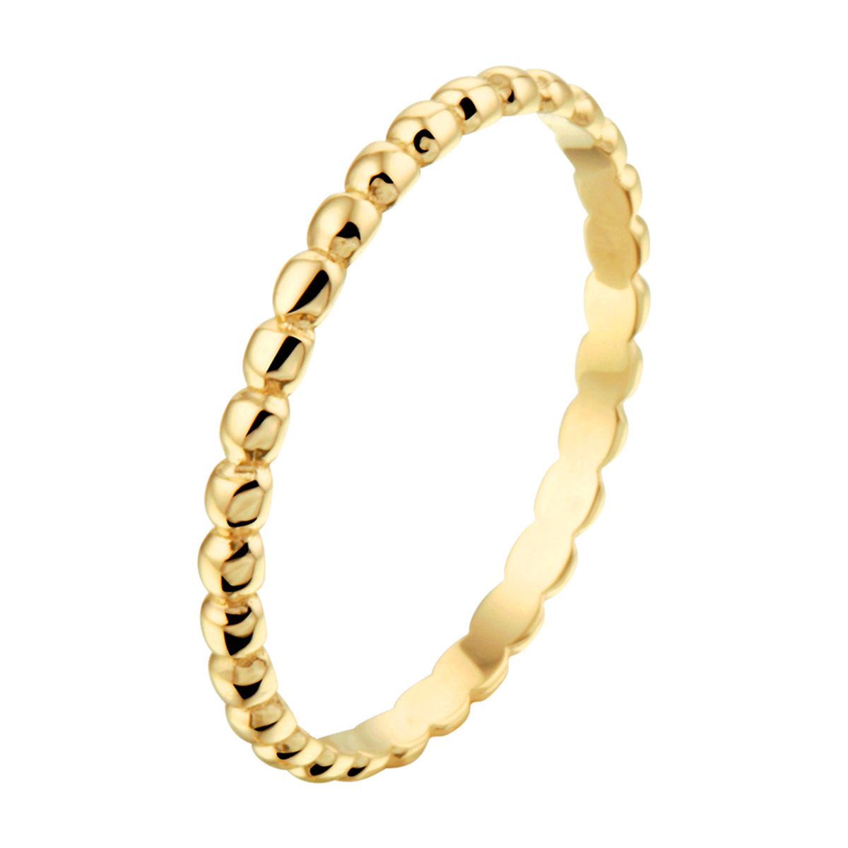 Fantasy Collection Aanschuifring bolletjes 14K geelgoud