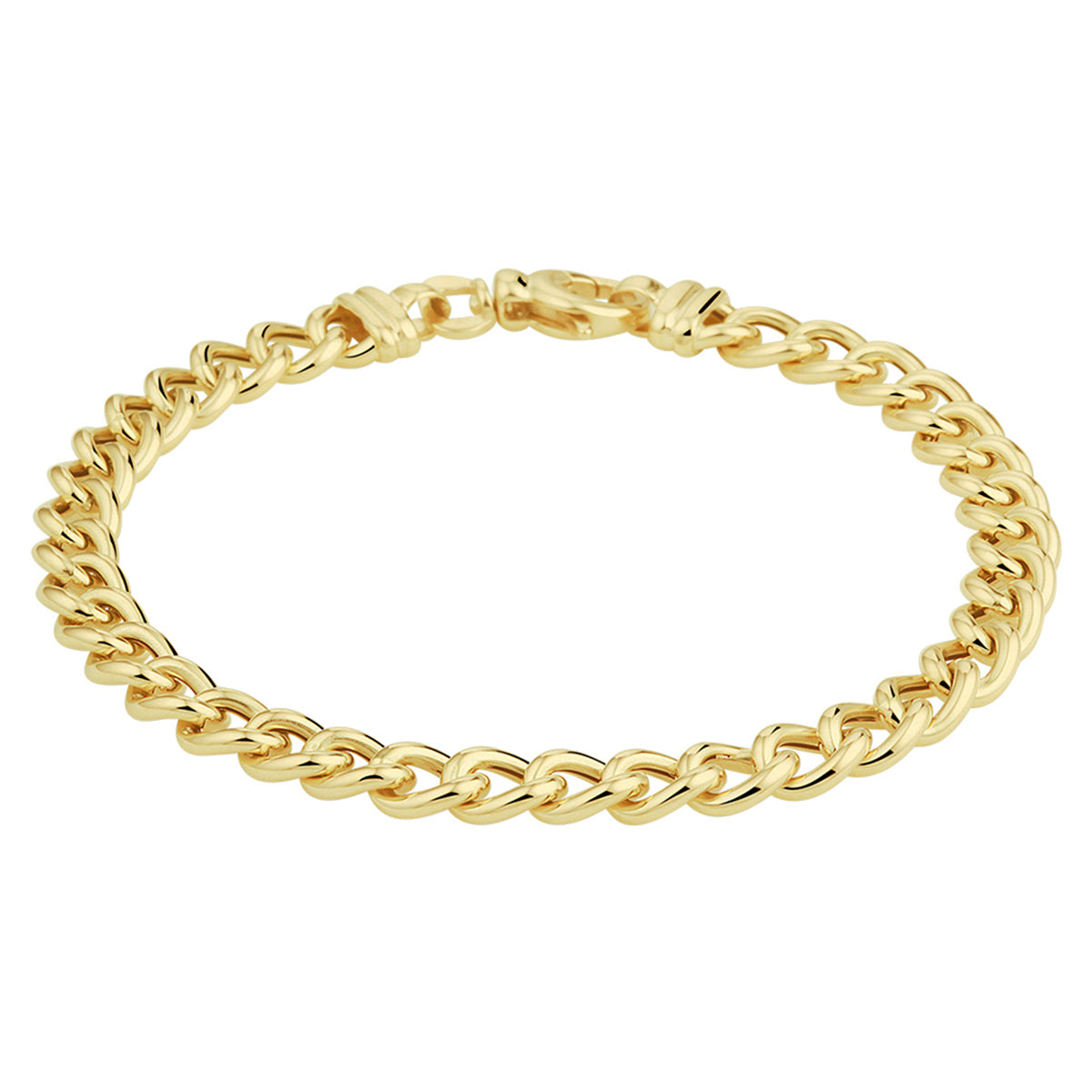 Fantasy Collection Armband gourmette 6,0 mm 19 cm 14K geelgoud