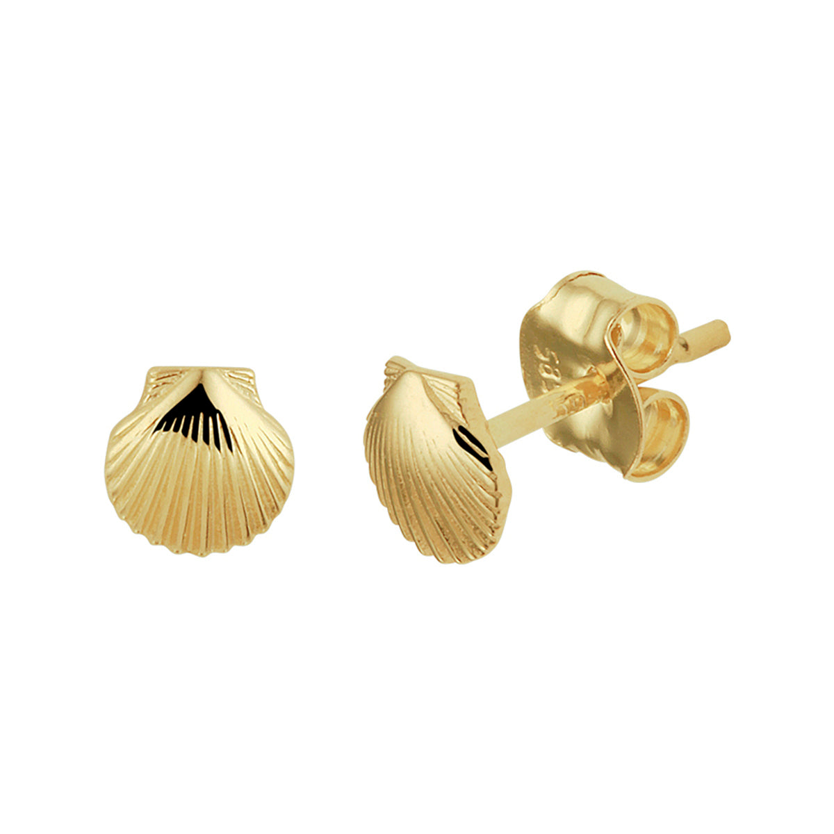 Fantasy Collection Oorbellen schelp 14K geelgoud
