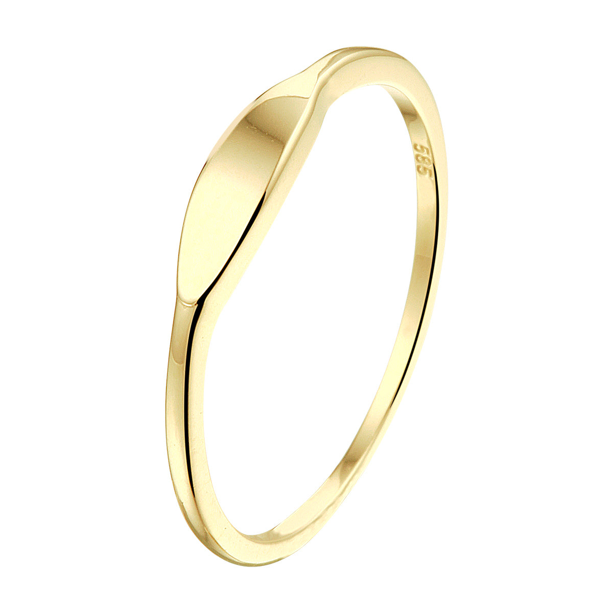 Fantasy Collection Graveerring 14K geelgoud