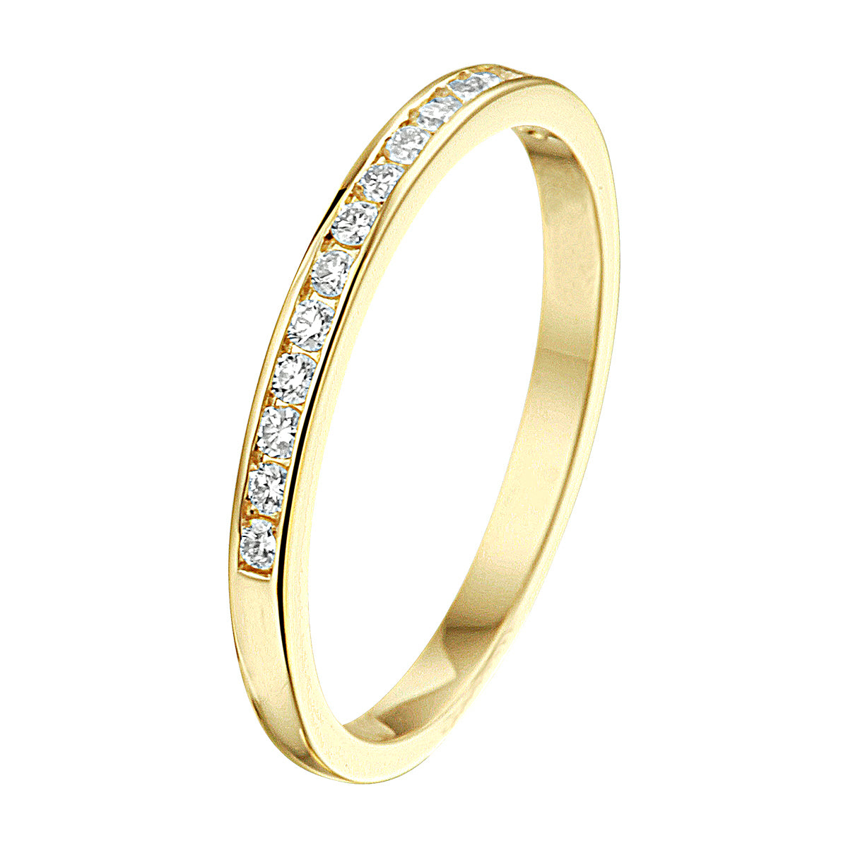 Fantasy Collection Ring diamant 0.15ct h si 14K geelgoud