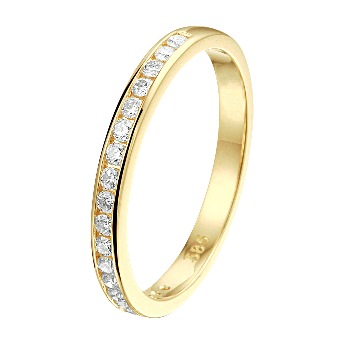 Fantasy Collection Ring diamant 0.25ct h si 14K geelgoud